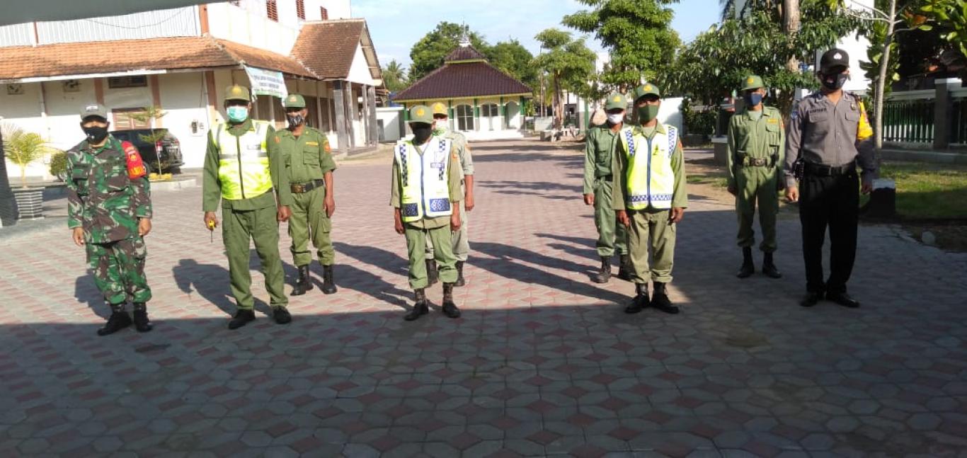 PATROLI LINMAS DESA SRIHARDONO BERSAMA SATPOL PP PENANGANAN COVID 19