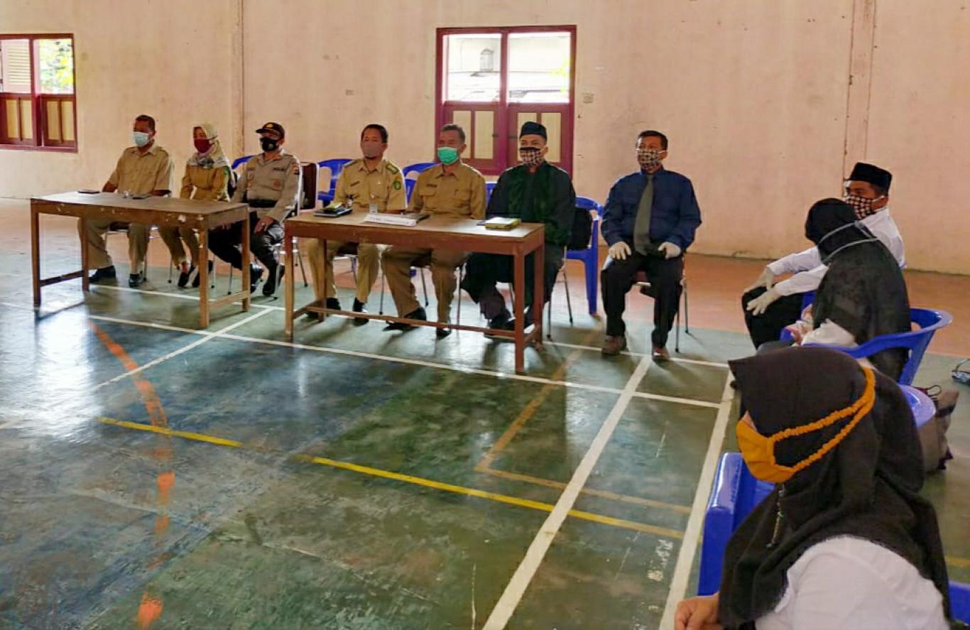 PELANTIKAN PTPS KEC PUNDONG DI GOR DESA SRIHARDONO