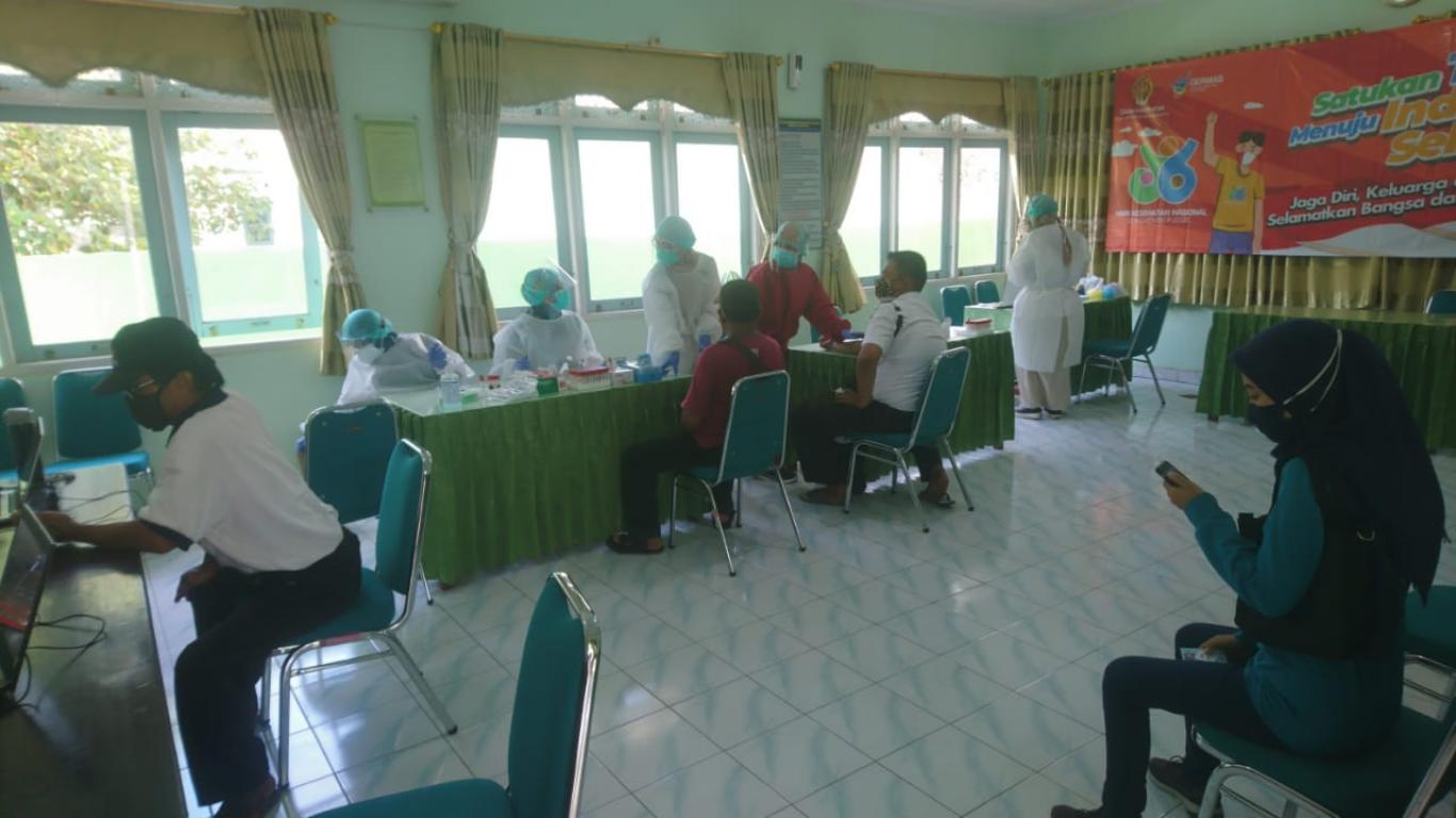 PEMERIKSAAN RAPID TES KPPS DESA SRIHARDONO