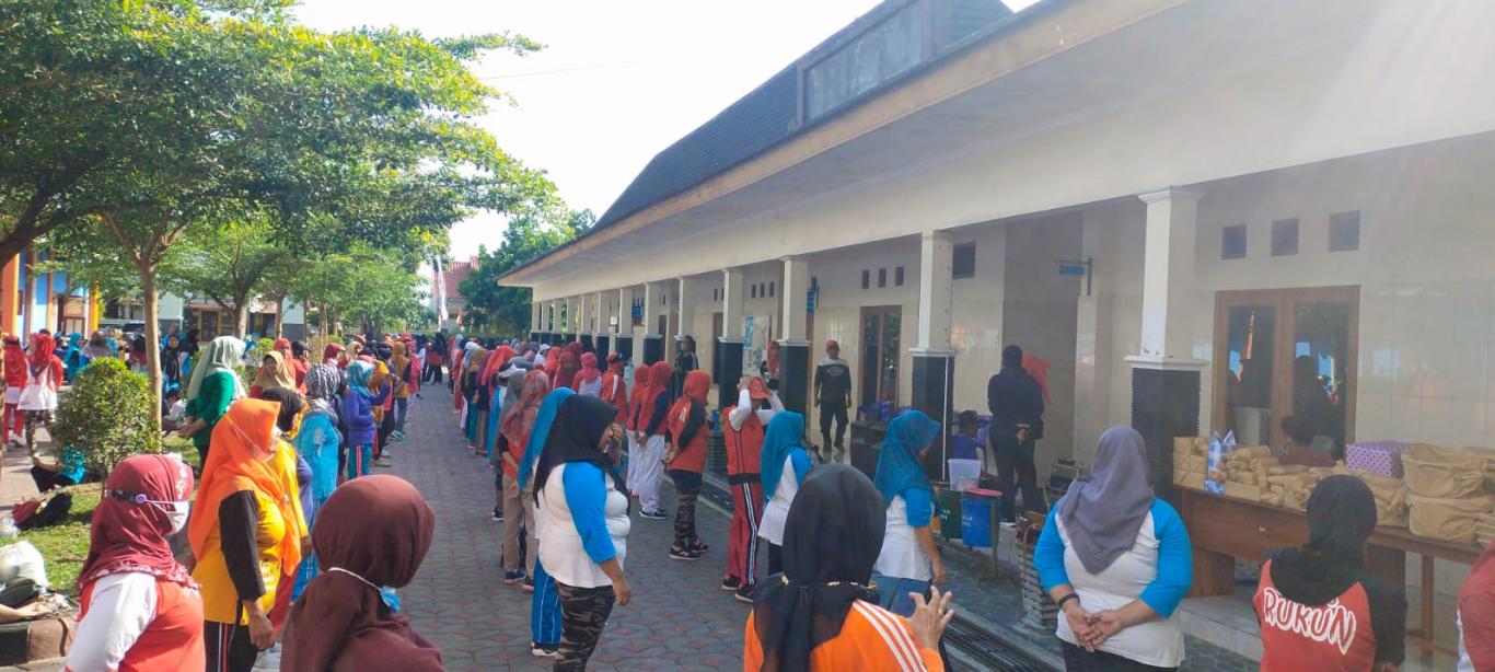Giat Pagi Senam Masal Kalurahan Srihardono