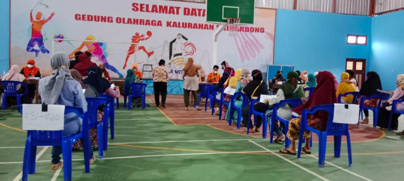 Penyaluran bansos BLT BBM Kalurahan Srihardono