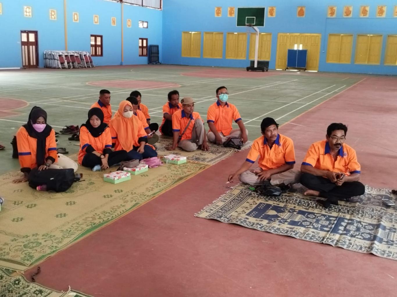 Pelatihan Masyarakat Tanggap Bencana Khususnya Daerah Rawan Bencana dr BPBD diKalurahan Srihardono