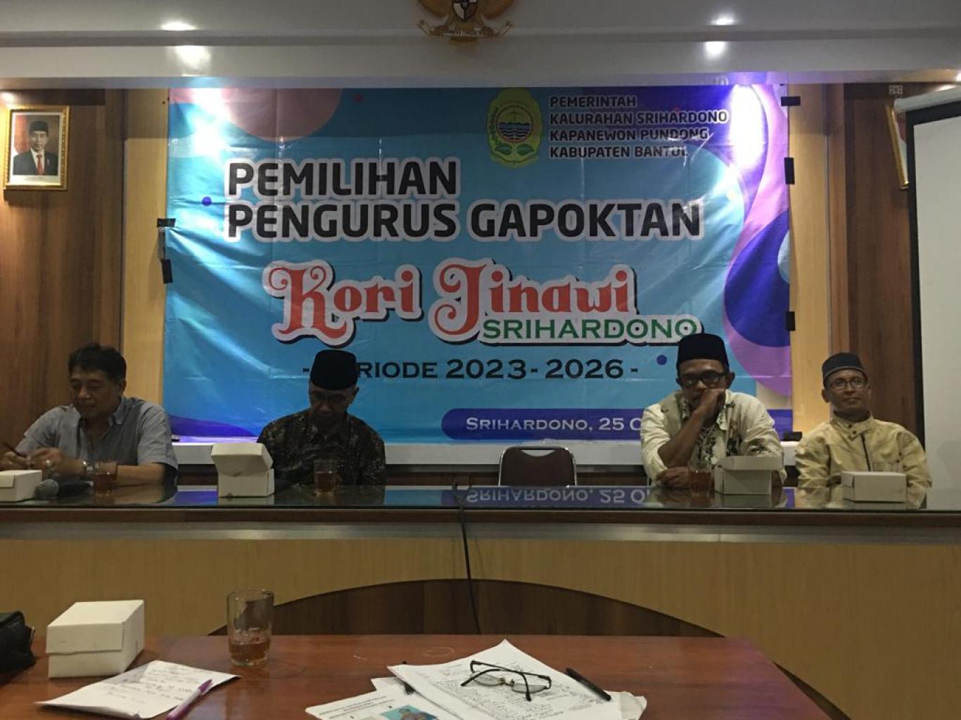 Pemilihan Pengurus Gapoktan Kori Junawi Kalurahan Srihardono