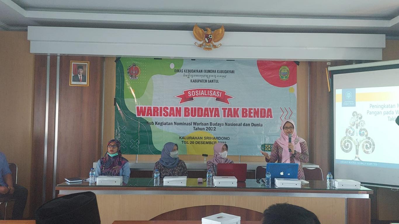 Sosialisasi Warisan Budaya Tak Benda Tahun 2022