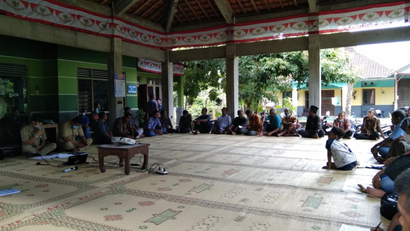 Sosialisasi penambahan jaringan saluran rumah  (Pansimas ) Dsn Sawahan