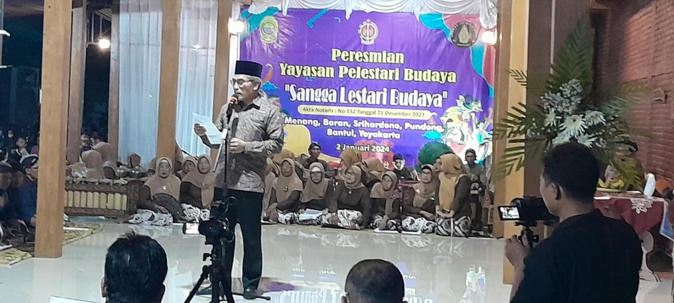 Peresmian Yayasan Pelestari Budaya Di Joglo Ndeso