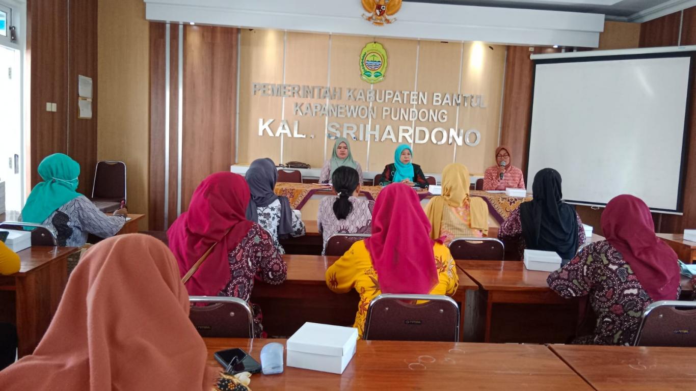 Pertemuan Rutin PKK Kalurahan Srihardono