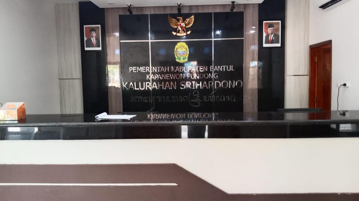 Wajah Baru Ruang Pelayanan Kalurahan Srihardono