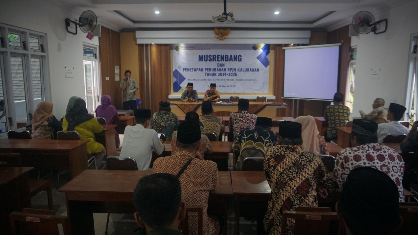 Musrembang Perubahan RPJM menyesuaikan Bertambahnya Masa Jabatan Lurah